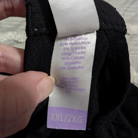 Secret Treasures Black Nursing Bra Size XXL - Picture 7 of 7